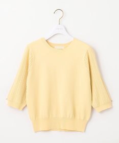 ANY SIS S 【接触冷感 ・UVケア】シアースリーブ ニット