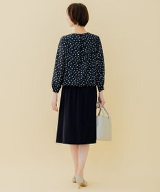 自由区 【XSサイズ～/洗える】ダブルフェイススーティング フレアスカート