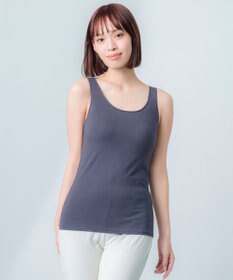 Wing カップ付きタンクトップ 綿混(身生地部) ラク きれいなバストシルエット 【シンクロブラトップ 綿混タイプ】 ブラトップ ET1132 ウイング／ワコール