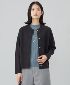 J.PRESS LADIES 【洗える】VIS/PE ROME ニット カーディガン