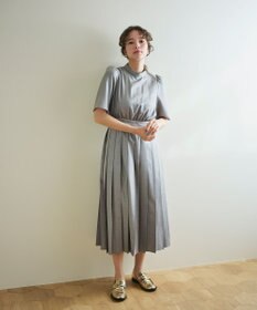 #Newans 〈花乃まりあさんコラボ〉ワイドプリーツワンピース