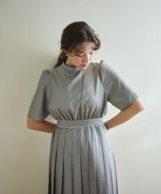 #Newans 〈花乃まりあさんコラボ〉ワイドプリーツワンピース