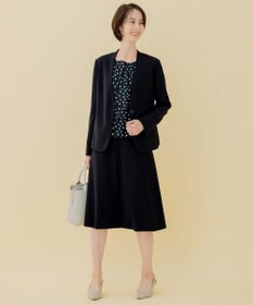 自由区 【XSサイズ～/洗える】ダブルフェイススーティング フレアスカート