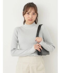 earth music&ecology やわらかタッチハイネックリブプルオーバー