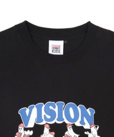 WEGO 【ユニセックス着用ITEM/MLサイズ展開】別注VISIONゴーストスケーターグラフィックT（SS）