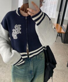 WEGO ニットショートスタジャン