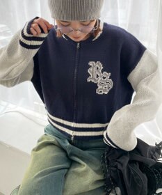 WEGO ニットショートスタジャン