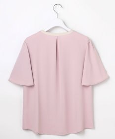 ANY SIS バイカラーフレアスリーブ ブラウス