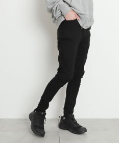 WEGO 【暖パン/SMLXLサイズ展開】裏起毛スキニーパンツ