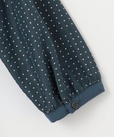 J.PRESS LADIES L 【洗える】ブロックドットプリント ワンピース