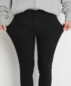 WEGO 【暖パン/SMLXLサイズ展開】裏起毛スキニーパンツ