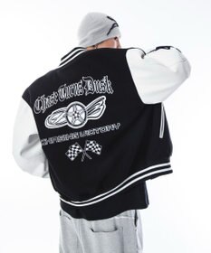 WEGO 【ユニセックス着用ITEM】メルトンワッペンスタジャン