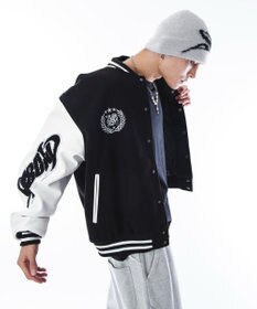 WEGO 【ユニセックス着用ITEM】メルトンワッペンスタジャン