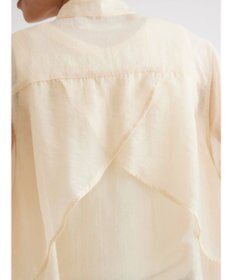 AMERICAN HOLIC シアーバックフレアＷポケットシャツチュニック