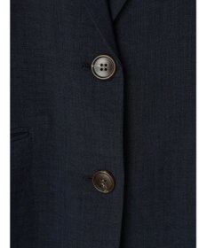 earth music&ecology リネンライク５分袖ジャケット