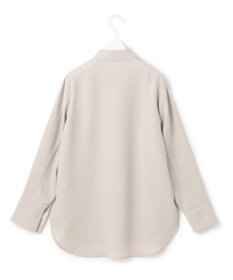 ICB L 【接触冷感・UVケア・速乾・洗える】FluidBackSatin スリットスリーブシャツ