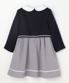 ANY KIDS 【2点セット】ノーカラー ボレロジャケット+襟付き ワンピース