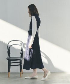 YECCA VECCA レース切替ジレワンピース