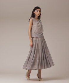 GRACE CONTINENTAL プリーツティアードスカート