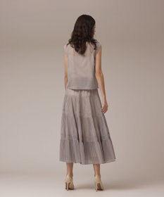 GRACE CONTINENTAL プリーツティアードスカート