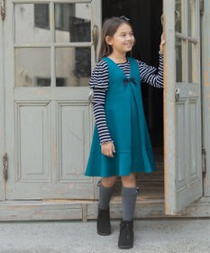 組曲 KIDS 【110-140㎝】【前後着用可】2WAY ジャンスカ