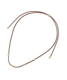 earth music&ecology メタルポイントコードネックレス