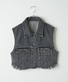WEGO デニムショートベスト