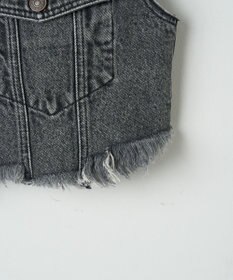 WEGO デニムショートベスト