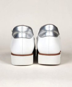 Dominic3 センターゴムサイドジップ レザースニーカー