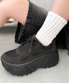 WEGO 【SMLサイズ展開】ボリュームスニーカー