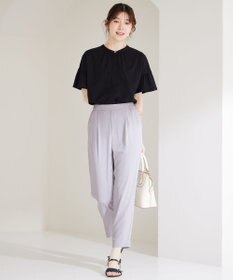 ANY SIS S 【接触冷感・UVカット・吸水速乾】サラキレイ テーパード パンツ