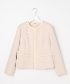 ANY SIS リップルボーダーストレッチ ジャケット