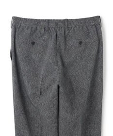 JOSEPH HOMME 新型・新柄【洗える/ストレッチ/シワになりにくい/セットアップ対応可】クールドッツストレッチ ドロスト付テーパードパンツ / PEGG CONVERTIBLE