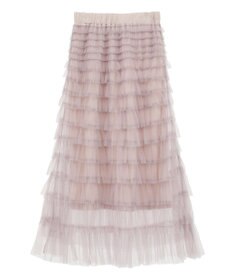 earth music&ecology ティアードフリルチュールスカート