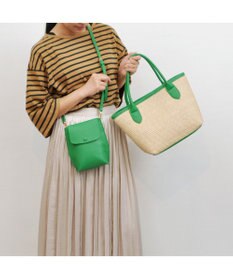 UNBILLION cachecache スマホショルダー付ポリプロピレンwayトート