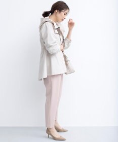 組曲 【洗える・ストレッチ】プランタンカラークロップド パンツ