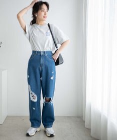 WEGO ヘビークラッシュローライズパンツ