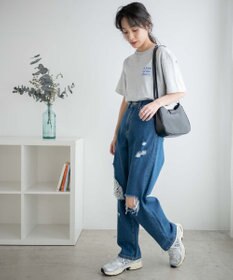 WEGO ヘビークラッシュローライズパンツ