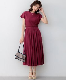 組曲 【先行予約】サマージャージーフィットアンドフレア ワンピース