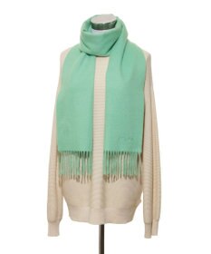 MOONBAT 【洗えるカシミヤ】FURLA カシミヤ100%無地マフラー／幅30cm