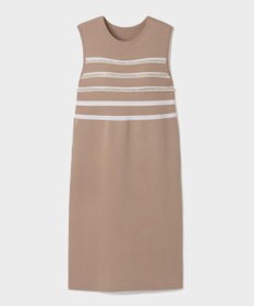 GRACE CONTINENTAL ボーダーパールワンピース