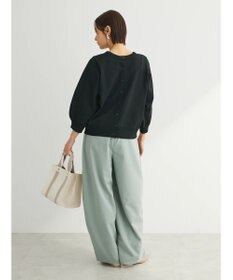 Green Parks 前後２ＷＡＹ　７分袖ハイゲージカーディガン