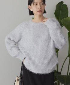 AMERICAN HOLIC 【WEB限定】フェザーゆるニットプルオーバー