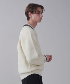 WEGO 【ユニセックス着用ITEM】ワンポイント刺繍ニットポロ