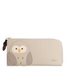 IBIZA アニマーダ　牛革　L字ファスナー長財布（フクロウ）