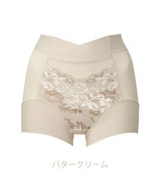 BRADELIS New York 【BRADELIS NewYork peace】綿混フィットレースショーツ ウエストからヒップ下まですっぽり包み補整するショーツ