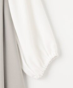 Feroux 【洗える】ジョーゼットコンビポンチ ワンピース