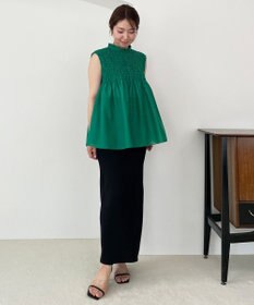 UNFILO 【WEB限定】シアーシャーリングブラウス