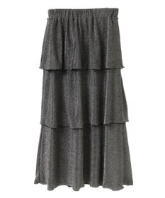 AMERICAN HOLIC ラメカットティアードスカート