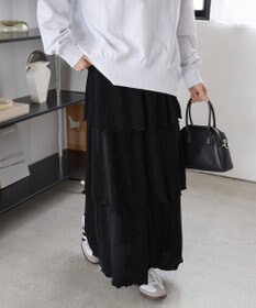 AMERICAN HOLIC ラメカットティアードスカート